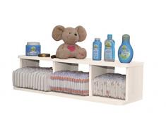Roba 6453W - Estantería infantil 21x80x24cm