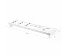 CYBERNOVA Escritorio de madera Organizador Pequeño Objetos teclado de almacenamiento de productos Estante