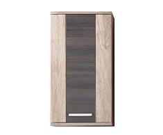 trendteam Muebles Armario suspendido, Roble, Marrón, 40 x 75 x 22 cm