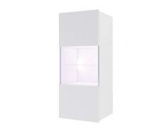 Moderna vitrina colgante, armario vertical, armario elevado, armario vertical, color blanco brillante, armario colgante, armario de pared, armario colgante, armario de pared, moderno para salón o TV