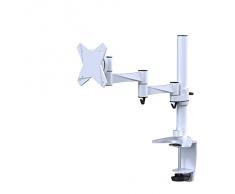 Newstar FPMA-D1330WHITE 30" Color blanco soporte de mesa para pantalla plana - Soporte para televisor (9 kg, 25,4 cm (10"), 76,2 cm (30"), 75 x 75 mm, 100 x 100 mm, 4 cm)