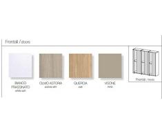 Klipick Cabina - Armario esquinero con 6 Puertas batientes modulares.