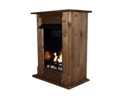 Chimenea de bioetanol y modelo gel Venecia Premium elección de 9 colores () madera de roble