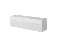 E-com - Mueble TV Salon Moderno Mesa Television Fay - 140 cm - Blanco