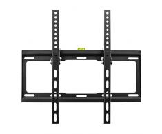 deleyCON Universal TV Soporte de Pared - 32" - 55" Pulgadas (81-140cm) - a 35Kg y VESA 400x400mm - Inclinación - Distancia a la Pared 25mm - TV LCD LED OLED