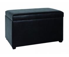 Haku Möbel 30586 Baúl DM/Símil Cuero Negro 40 x 65 x 42 cm