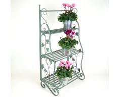 Plant Theatre - Estantería metálica para Hierbas y Flores, diseño clásico, Color Verde Humo