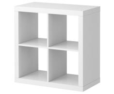 Ikea Estantería Blanca Kallax, librero Ideal para cestas o Cajas