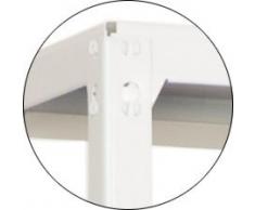 Estantería Metálica Homeclick metal Mini 5/300 blanco, Kit Homeclick, 1800x800x300, 5 estantes, Simonrack