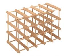 Aranaz 7001 - Botellero Madera Haya, 20 botellas, 55.5x 27.5x 34 cm