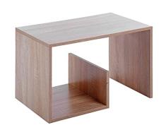ts-ideen Mesa de Centro mesita de Sala de café o de Bar Estilo Moderno Roble Sonoma