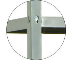 Estantería Metálica Homeclick metal Mini 5/300 gris, Kit Homeclick, 1800x800x300, 5 estantes, Simonrack