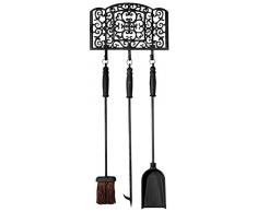 Esschert FF28B Utensilio de Chimenea, Negro