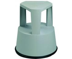 Taburete escalera gris