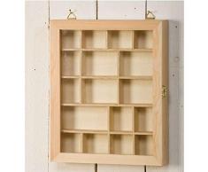 Artemio vivt2328 Vitrina, Madera, Beige, 23 x 28 x 2,9 cm