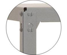 Estantería metálica Homeclick Metal Mini 3/300 gris, Kit Homeclick Metal, 900x800x300, 3 estantes, Simonrack