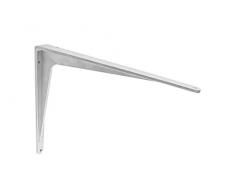 Consola de carga pesada / Soporte de carga pesada / soporte de estante SPARTA 7 Tamaños Aluminio natural Capacidad carga 80 - 200 kg - 350 x 400 x 40 mm
