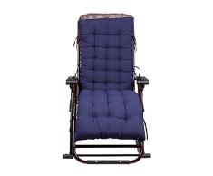 Yunhigh cojín del sillón para los Muebles al Aire Libre colchón del cojín del cojín del cojín del Asiento de los Muebles al Aire Libre colchón del Hamaca - Azul Marino
