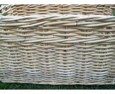 Cesta para leña, Cesta de estantería Cesta para leña, Cesta de cosecha de ratán GR, 1 Color