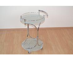 muebles directamente online Carro de servir _ Carrito de té _ Se atreven a beber _ en 3 colores de moda Estante colores cromados, Vaso de leche