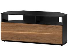 Sonorous Troy esquinero mueble para televisor - Madera de nogal