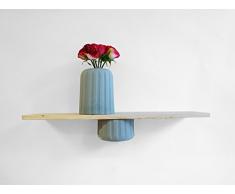 Estante Pared Florero - Holandés - Diseño - Cerámica - Inicio - Living - colorido - lúdico - Hecho a mano en los Países Bajos - Regalo - Él – Su - Lorier