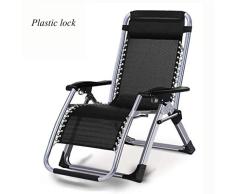 FFCC Sillón Ajustable, reclinable Plegable con reposacabezas Reposabrazos Silla de Gravedad Cero Tumbona Tumbona Patio al Aire Libre Jardín Camping Playa