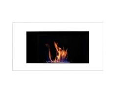 Gel + Ethanol Fire-Places - Chimenea de bioetanol, color blanco