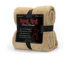 Snug Rug Special Edition Luxury - Manta de Lana Sherpa, 127 x 178 cm (Sand Beige)