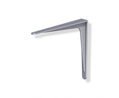 Soporte de carga pesada Consola de carga pesada soporte de estante SPARTA 7 Tama/ños Aluminio natural Capacidad carga 80-200 kg 250 x 300 x 38 mm