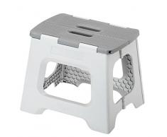 Vigar Taburete Plegable Compact de Color Gris de 27 cm de Altura