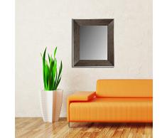 Lienzos Levante Espejo de Pared para vestidor, cabecero o aparador, Madera, Negro, 162 x 62 cm