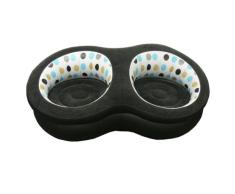 sofá hinchable Doble, Negro/Blanco, para acampada, Gaming