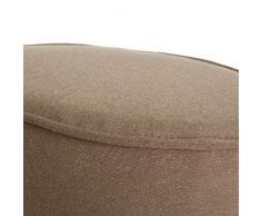 Taburete de Madera Beige tapizado nórdico para salón Factory - LOLAhome