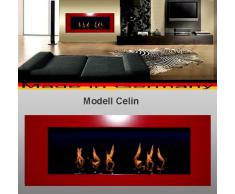 Gel y etanol Chimenea modelo Celin Rojo