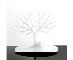 TOPmountain Exhibición de Joyas Estar Cuerno del Ciervo Diseño de árbol de estantes Pulsera Collar Pendientes Holder Storage Rack