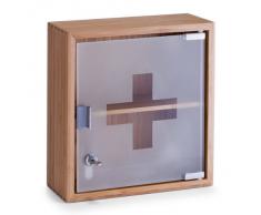 Zeller 13594 - Botiquín, madera de bambú y cristal (29 x 12 x 31 cm)