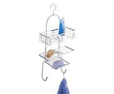 Wenko 16754100 Ayudante para la Ducha de Ragusa - Estante para la Ducha, Acero INOX, 25 x 52 x 11 cm, Brillante