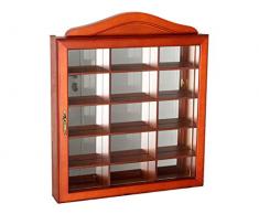 Vitrina para Pared Madera y Cristal Cierre Magnetico 42 cm
