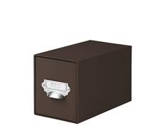 Rössler 1327452870 - Estantería combinada para CDs y DVDs, color marón, 1 unidad