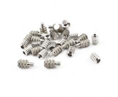 22 mm x 8 mm 4,5 mm de rosca de acoplamiento compatible con soporte estante de cristal individual 15 piezas