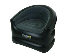 Regatta RCE218 06N - Sillón Hinchable Unisex para Adulto, Color Negro