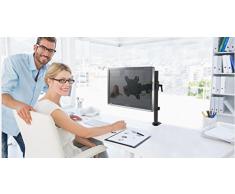 HFTEK Soporte para Monitor Desk Mount Bracket Soporte de Escritorio para Pantalla hasta 34 Pulgadas con VESA 75/100 - HF27DB