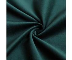 MIULEE 2 Piezas Terciopelo Funda de Cojine Funda de Almohada del Sofá Throw Cojín Decoración Almohada Caso de la Cubierta DecorativoPara Sala de Estar 50x 50cm,20 x 20 Pulgadas Verde Oscuro
