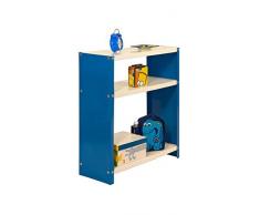 Estantería Metálica Habitat Colour plus 3/300 azul/blanco, Kit Habitat Colour, 900x800x300, 3 estantes, Simonrack