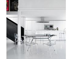 Scab Régence - Silla de policarbonato, color transparente