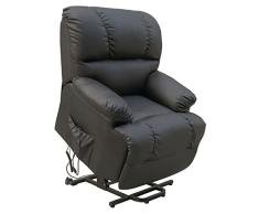 JRD Sillon Relax y Masaje Irene Automático Sillón Elevador (Chocolate)