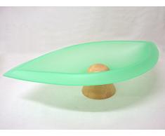 FRUTERO CENTRO PLASTICO PVC PEANA MADERA VERDE