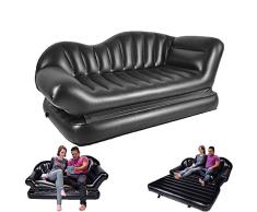 Ruxinggu - Sofá Hinchable de jardín Doble, Cama de Aire, colchón de Aire, Anfibio/Camping, Agua/Adulto/niños/Doble/Plegable/multifunción