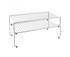 Metaltex Sky - Juego de 2 estantes apilables para armarios de cocina